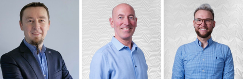 Wojtek Kosinski, Liam Bennett and Adam Duff