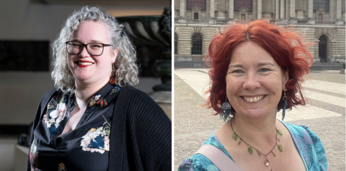 Zoe Hollingworth and Pam Young